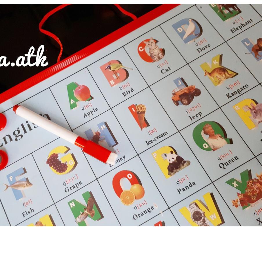 

Diskon✔️Papan Tulis Anak Karakter + 2pcs Magnet + Spidol + Penghapus|KD2