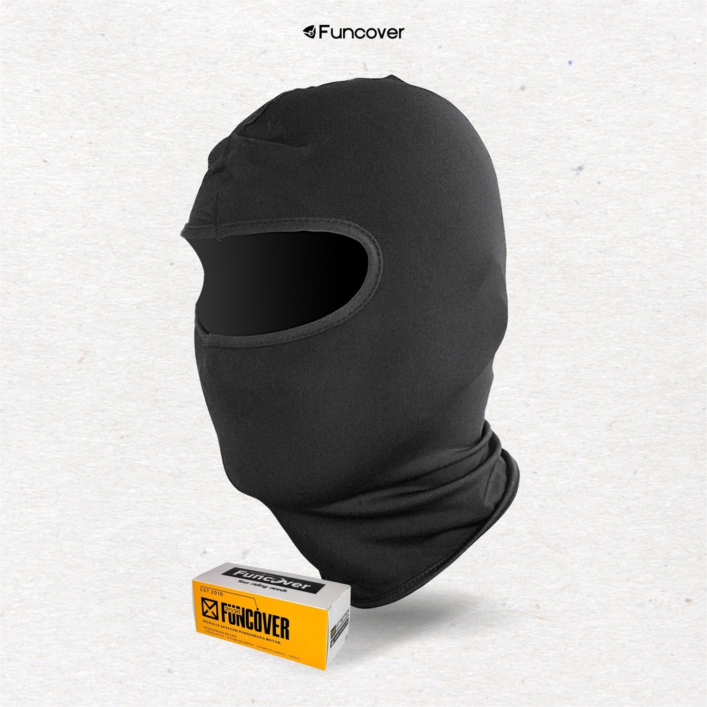 Masker ninja mask balaclava  Full Face Hitam Funcover