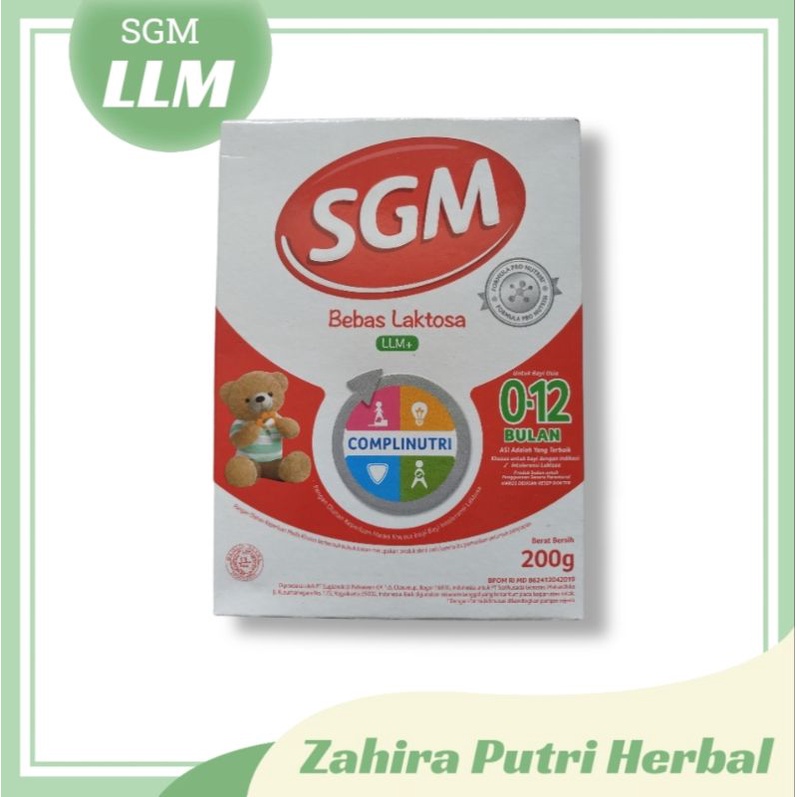 SGM Bebas Laktosa LLM+ 200 gram
