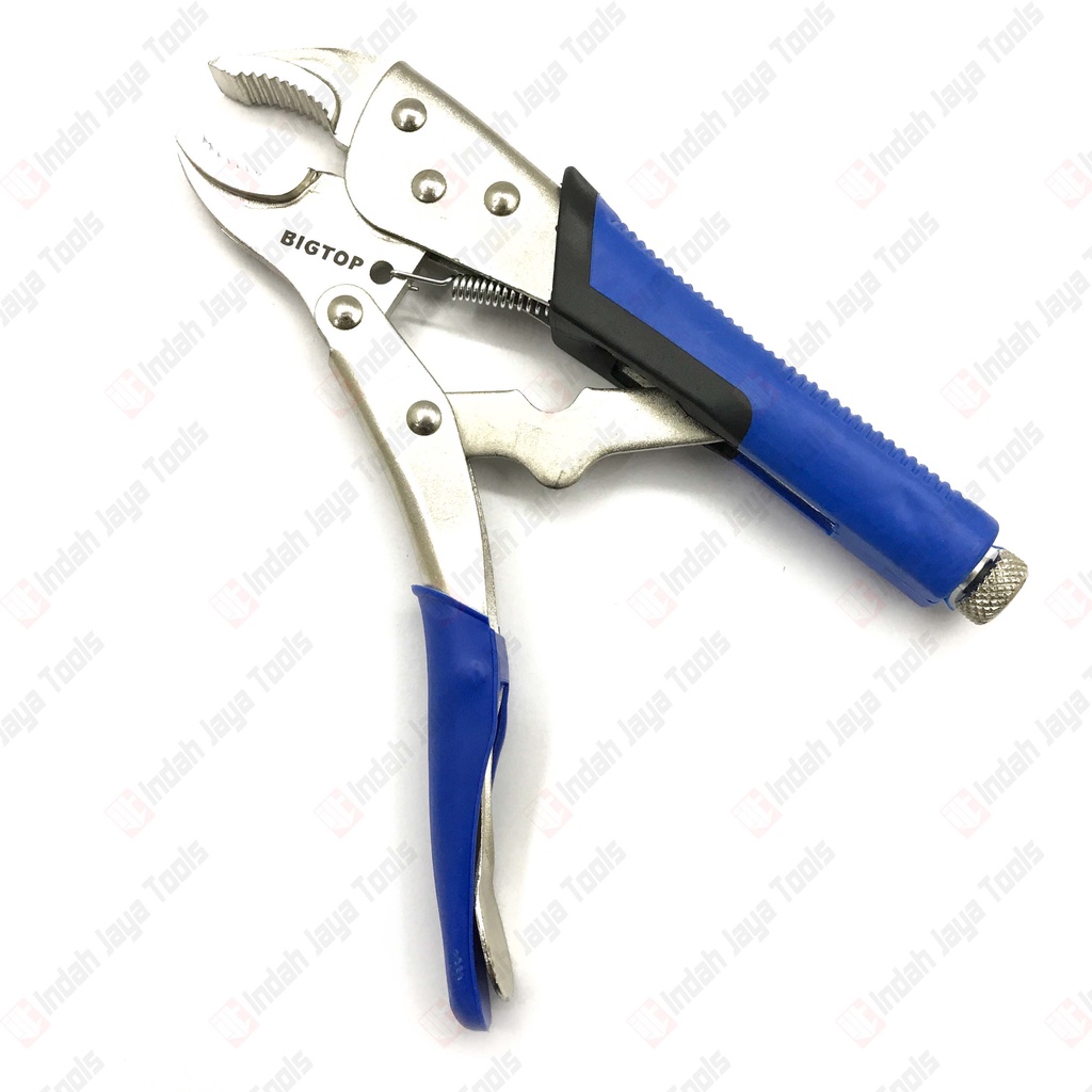 BIGTOP 4322-001 Tang Buaya 10 Inch GAGANG KARET Locking Plier Jepit