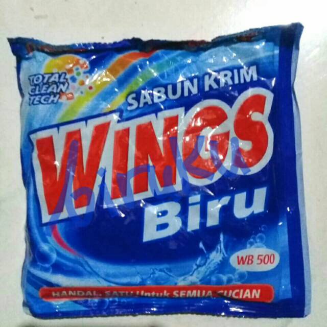 Sabun Krim Wings Biru 435 Gram Sabun Colek