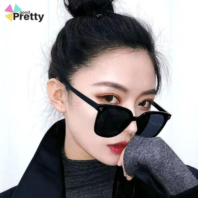 Kacamata Hitam Kotak Kacamata Sunglassess Wanita/Pria Korean Fashion