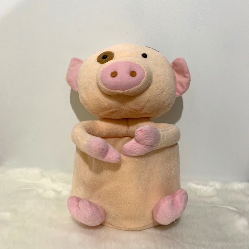 

tempat sesuatu babi / piggy storage / pig plush / boneka babi / tempat pensil babi pig