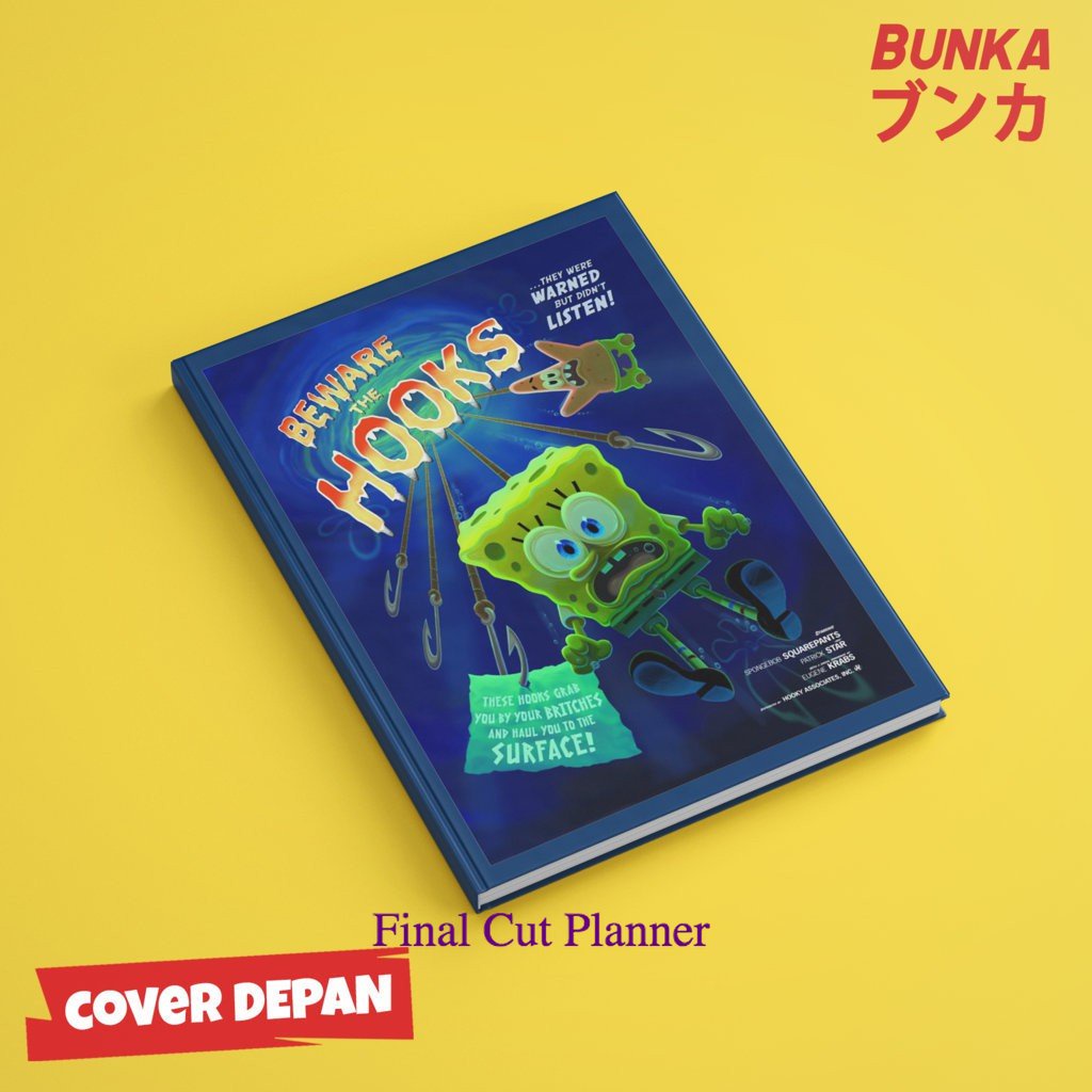 

Notebook Spongebob Horror Series C Hardcover A5 Buku Tulis Catatan Note Agenda Planner Jurnal .