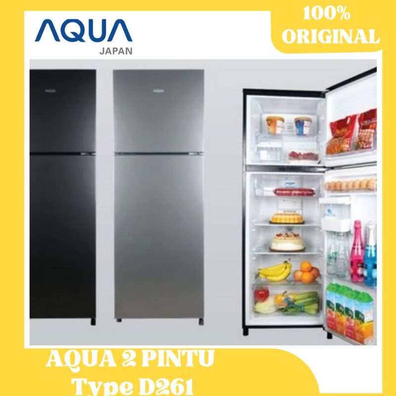 KULKAS AQUA 2 PINTU SERIES AQR-D261