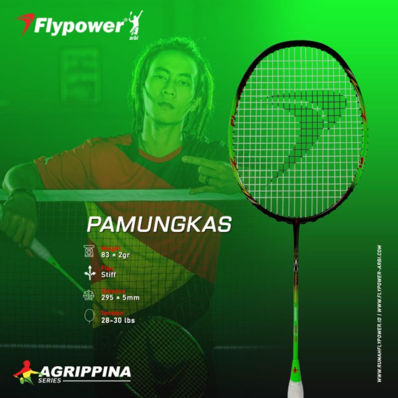 Raket flypower pamungkas / raket bulutangkis / raket badminton