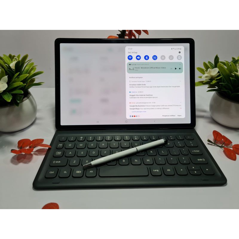 Samsung Tab S5e With Keyboard Ori, Resmi Sein, Mulus 99%, Fullset Ori