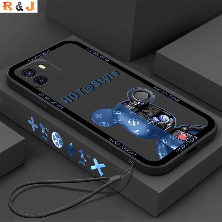 Soft Case Silikon Motif Beruang Mekanik Untuk VIVO Y02 Y16 Y35 Y33S Y21T Y21S Y33S Y11 Y12 Y15 Y17 Y12S Y12A Y15S Y15A Y20S Y20S Y19 Y50 Y1 S50