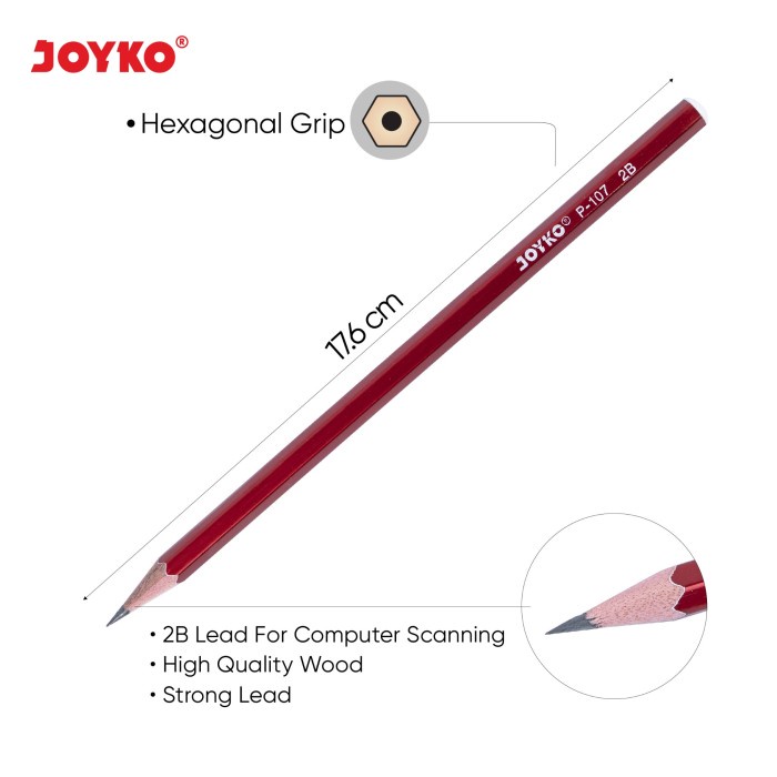 

Pensil Meteallic 2B Joyko - P-107