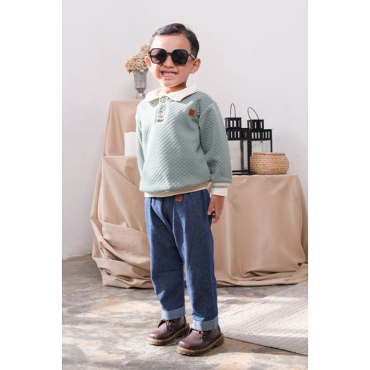 LUCA  Baju Sweater Jacket Bayi Anak Laki Laki Perempuan Unisex