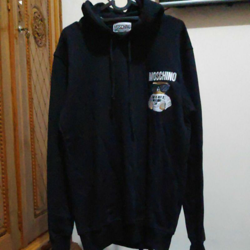 HOODIE MOSCHINO FULL BORDIR / SWEATER HOODIE