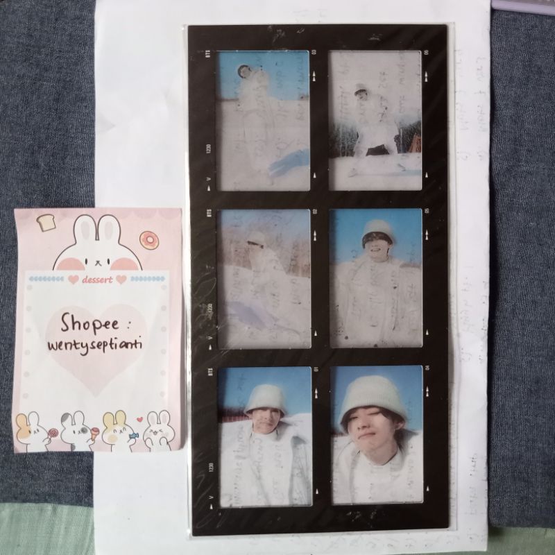6 cut photo film winter package winpack 2021 taehyung v tae bts