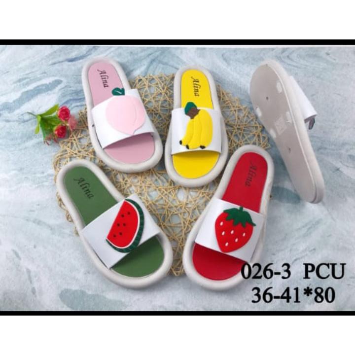 Sandal Jelly import Alina / Terbaru / Alina Buah / Sandal karet