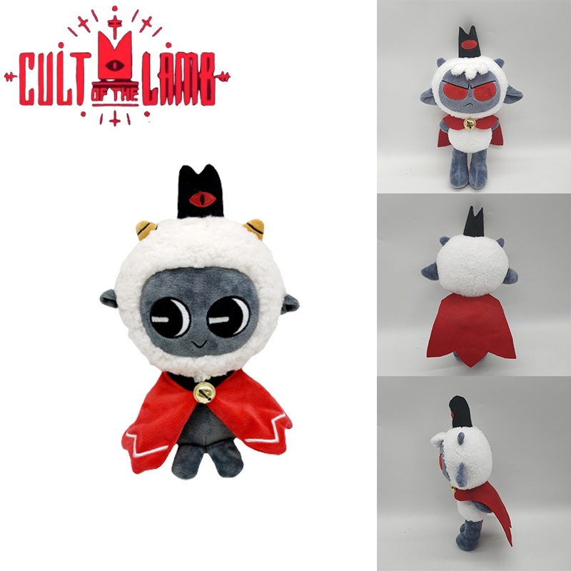 Mainan Mewah Lembut Kerajinan Tangan Dari Cult Of The Lamb Game