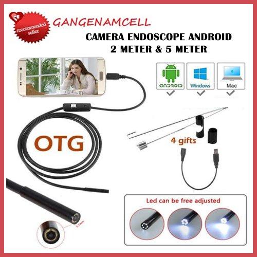 Kamera Endoscope Android Kabel 5M 2M 7Mm 6Led Waterproof Ip67 Mini Camera 5 Meter 2 Meter