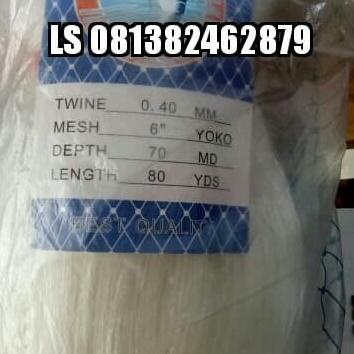 Jaring Ikan 6" 040 Tinggi 10 M