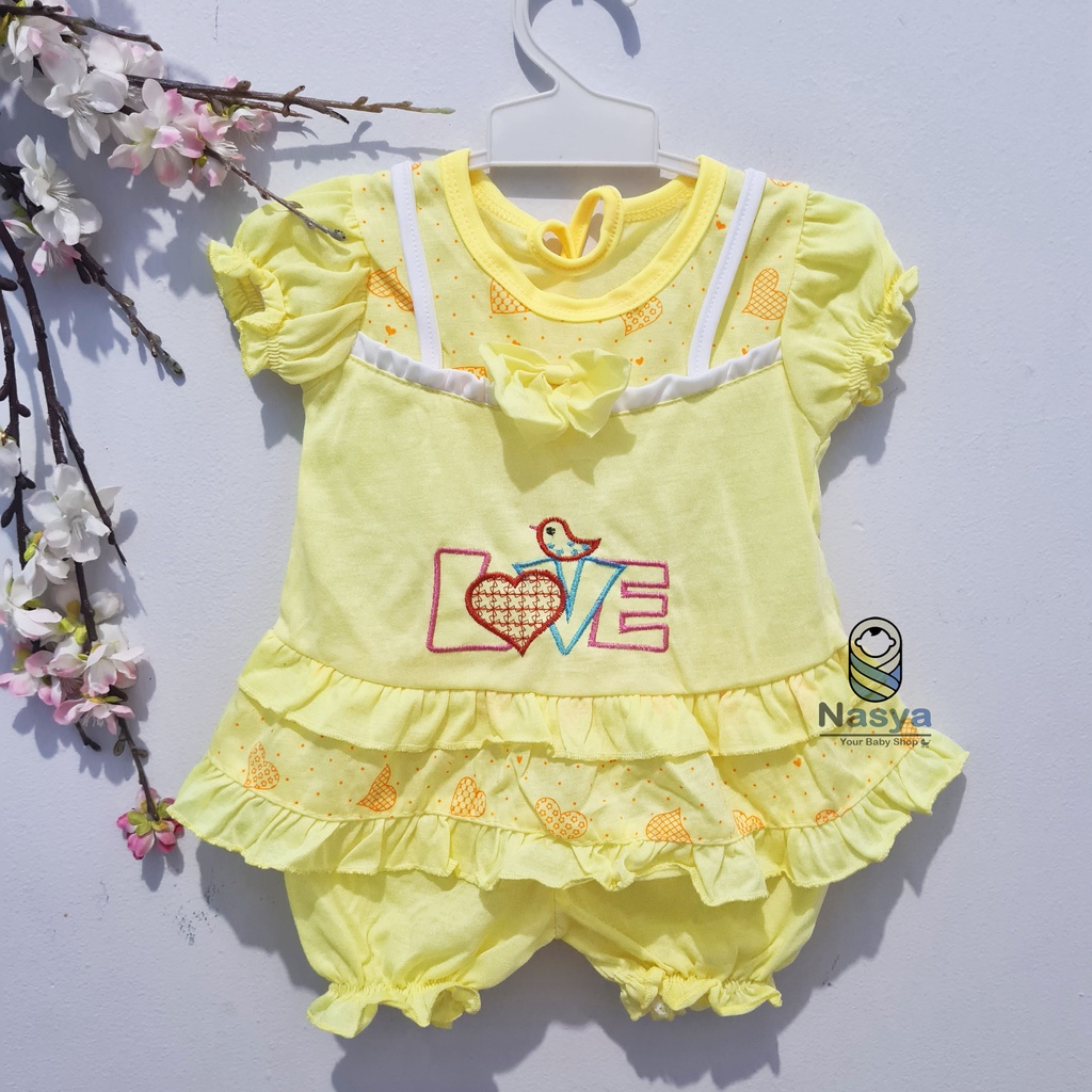 [N-078] NEW PRODUCT ! Setelan Baju Bayi Perempuan - Naomi (3-6 bulan)