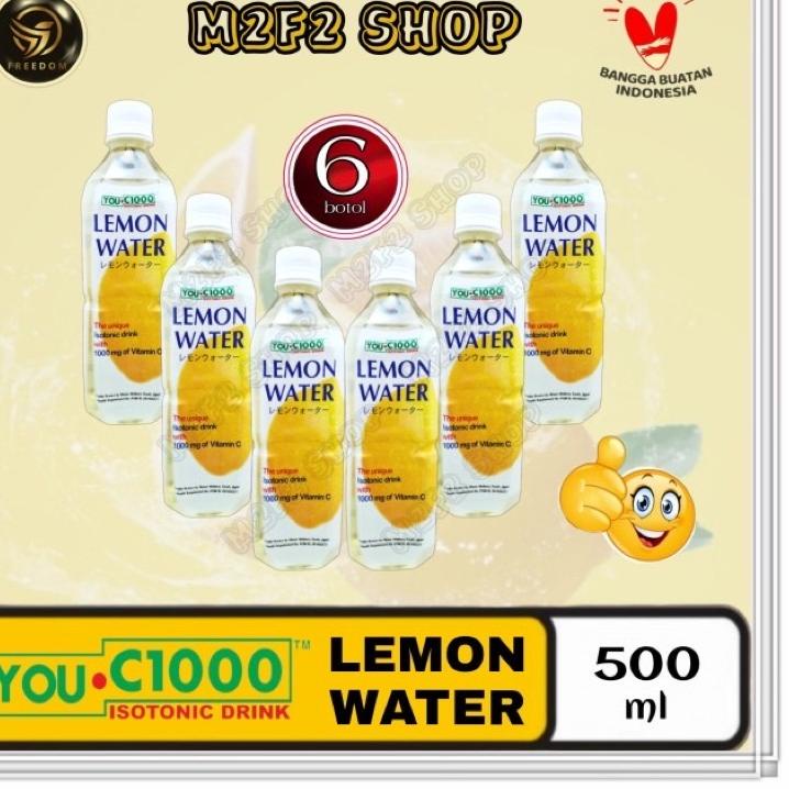 

KODEH2t7S--YOU C1000 | C 1000 Isotonic Drink Lemon Water - 500 ml (Kemasan 6 Pcs)