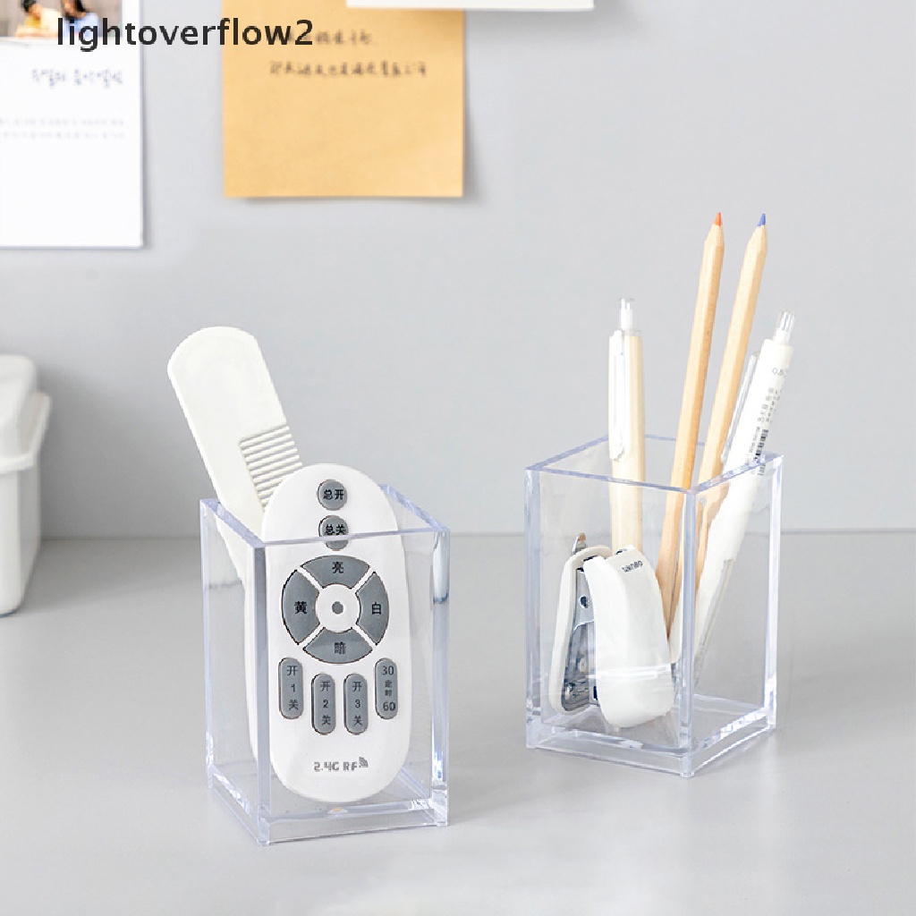 (lightoverflow2) Stand Holder / Organizer Pen / Pensil / Brush Makeup Untuk Meja Kantor / Sekolah