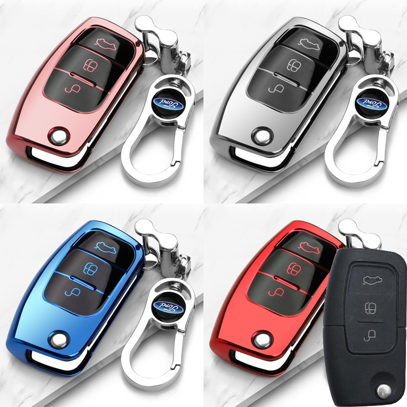 Casing Kunci Mobil Ford Focus Mk3 09 / 11 / 12 / 13 16 / 18 Bahan TPU