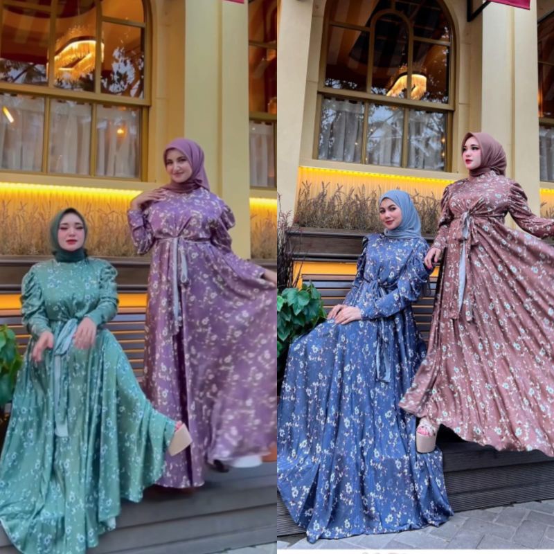 gamis bunga ikat ss premium shellasaukia