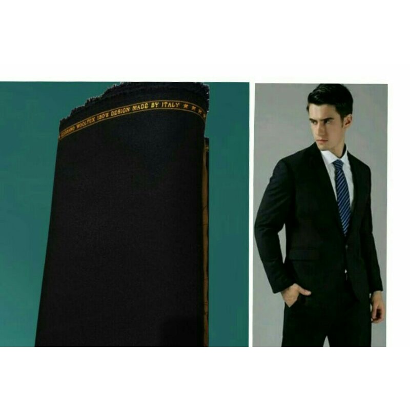 kain bahan semi wool meteran untuk jas/celana/safari/blazer/PDH PEMDA ASN FORMAL PDL/kain semi wool 