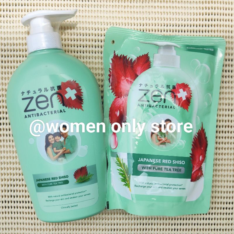 Zen Paket Sabun Mandi Cair Botol Refill