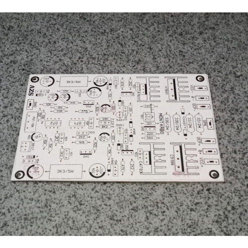 PCB Power Amplifier Builtup Itali MONTARO Power PCB Fiber