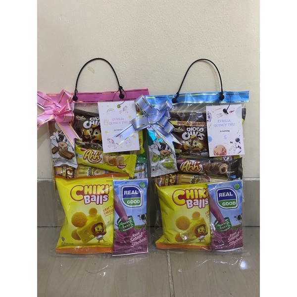 PAKET BINGKISAN SNACK ULTAH ULANG TAHUN ANAK MURAH PREMIUM