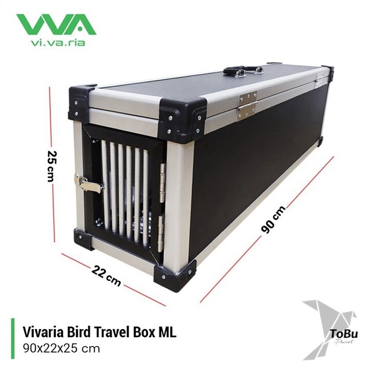 Bird Travel Box ML Vivaria Kotak burung parrot macaw Free Fly