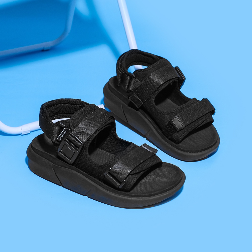 ALMOST 2.0 FULLBLACK |ManNeedMe x Lvnatica| Sandal Gunung Pria Outdoor PREMIUM QUALITY