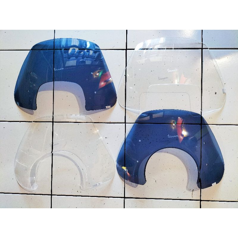 Kaca Mika Windshield FlyScreen Vespa LX S125 150 Primavera New Sprint GTS Windshield/FlyScreen S125/