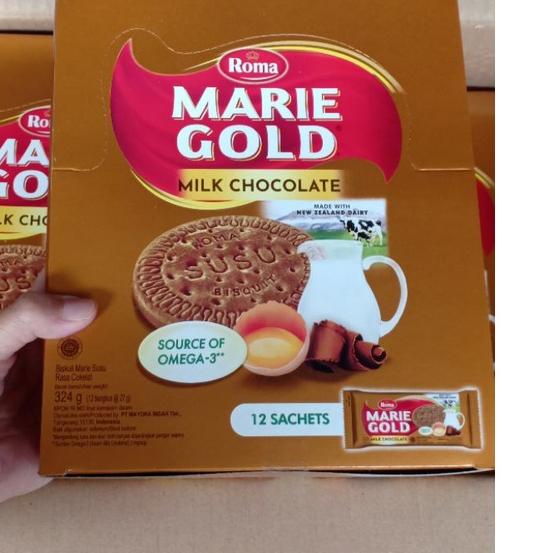 

Paling Baru agen distributor cemilan makanan ringan snack wafer biskuit marie gold milk chocolate box 324gr murah GGD`