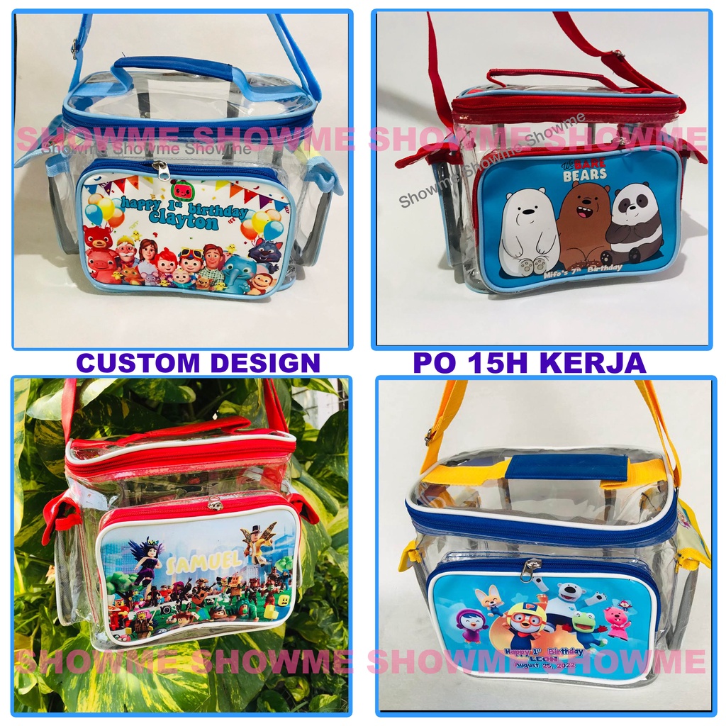 SHOWME TAS CUSTOM ANAK SEKOLAH MIKA PREMIUM / LUNCH BOX/ SPORT/ SOUVENIR ULANG TAHUN /  GOODIE BAGS / HAMMPERS - CUSTOM - DESIGN KHUSUS