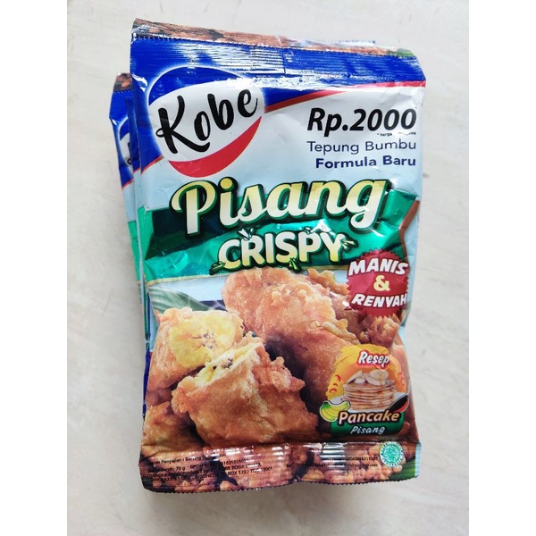 paket 3 sachet 3 varian tepung Kobe 70 gram 70gr