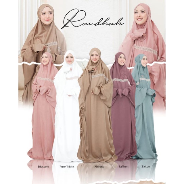 Mukena Raudhah Style 2 by Aden Hijab