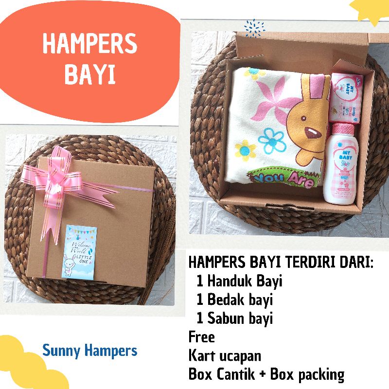 Hampers bayi Newborn paket hampers bayi baru lahir