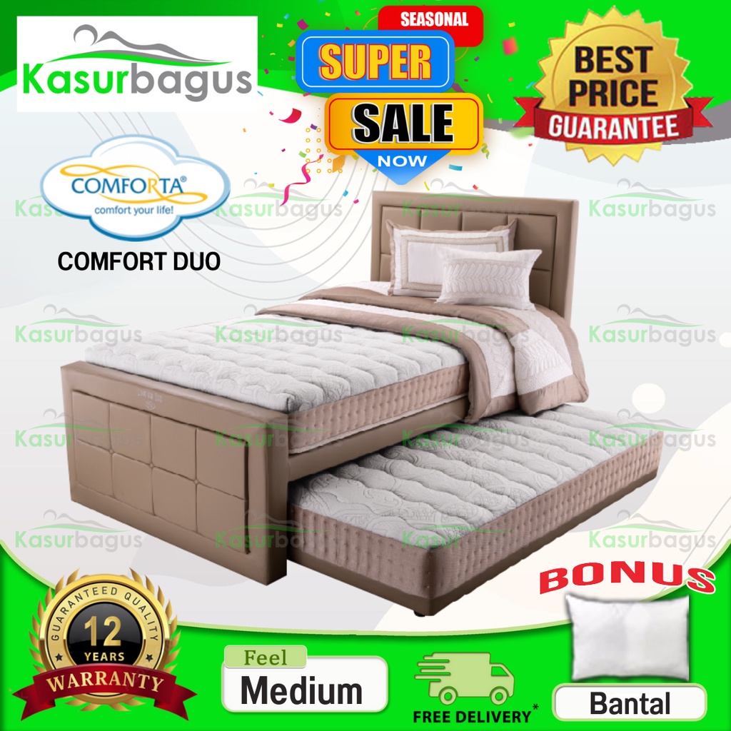 Comforta Kasur Sorong Comfort Duo 3 in 1 - Full Set 120x200