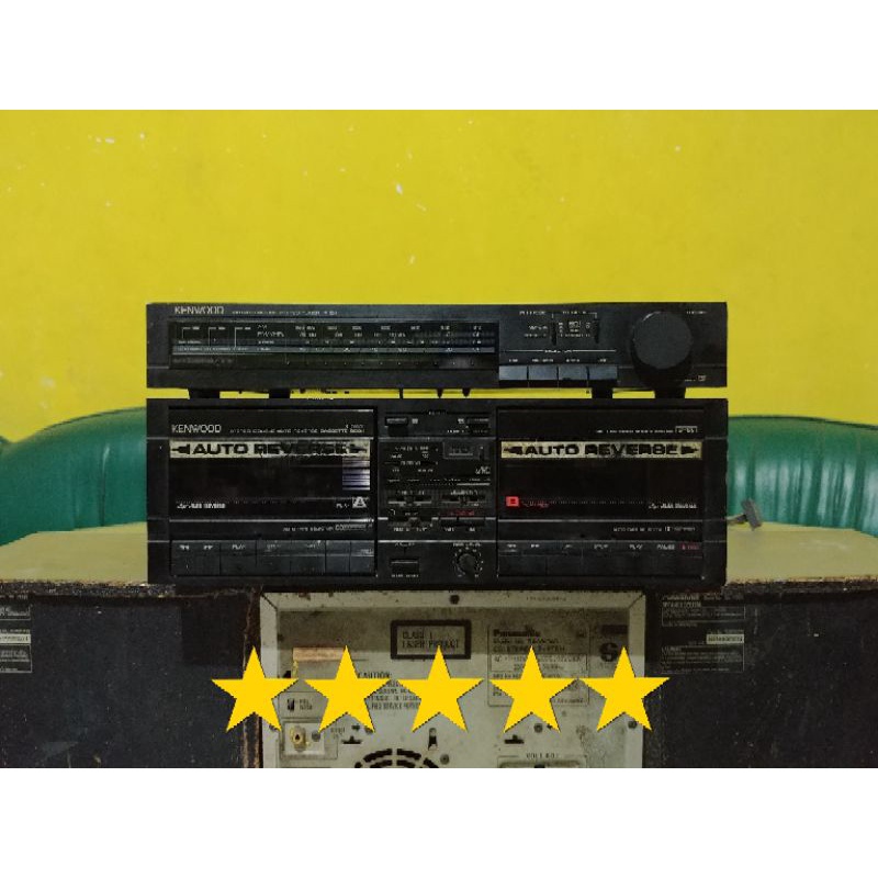 KENWOOD Tuner dan Tape Deck made in JAPAN Preloved