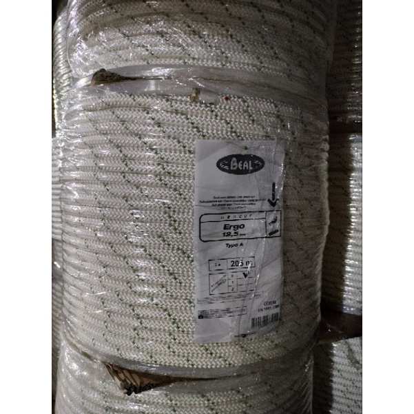 Beal Ergo 12,5mm x 100mtr rope for use in caving, rescue , and rope access work