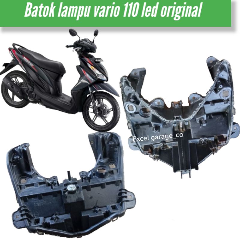 batok rumah lampu depan vario 110 fi original reflektor lampu depan vario 110 fi
