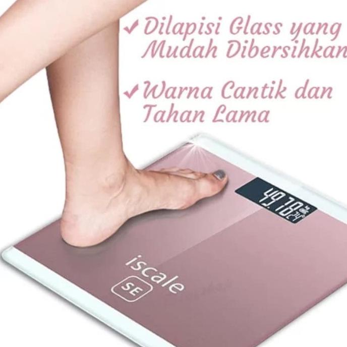 Iscale SE Timbangan Badan Digital Scale LCD