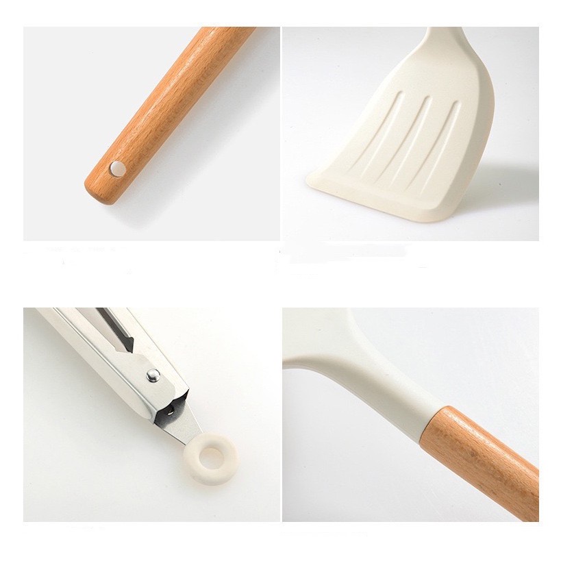 Silicone Utensil Spatula/Alat Masak Sutil Tahan Panas