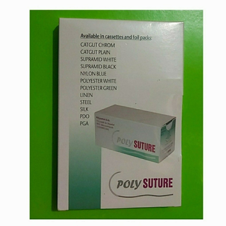 Benang CHROMIC PolySuture. Sterile Surgical Sutures Cromic POLY SUTURE.