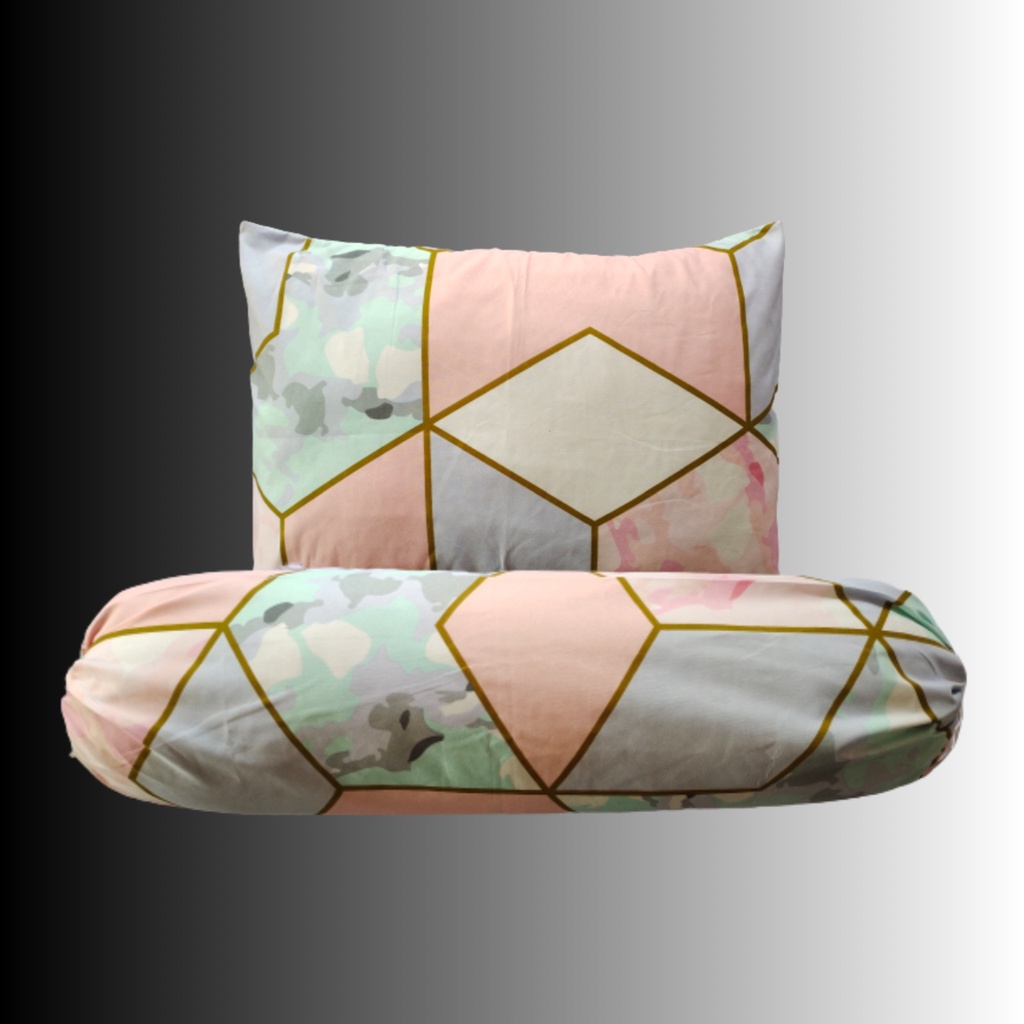 Sarung Bantal Tidur Motif Abstract Bahan Adem Lembut dan Warna Tidak Luntur