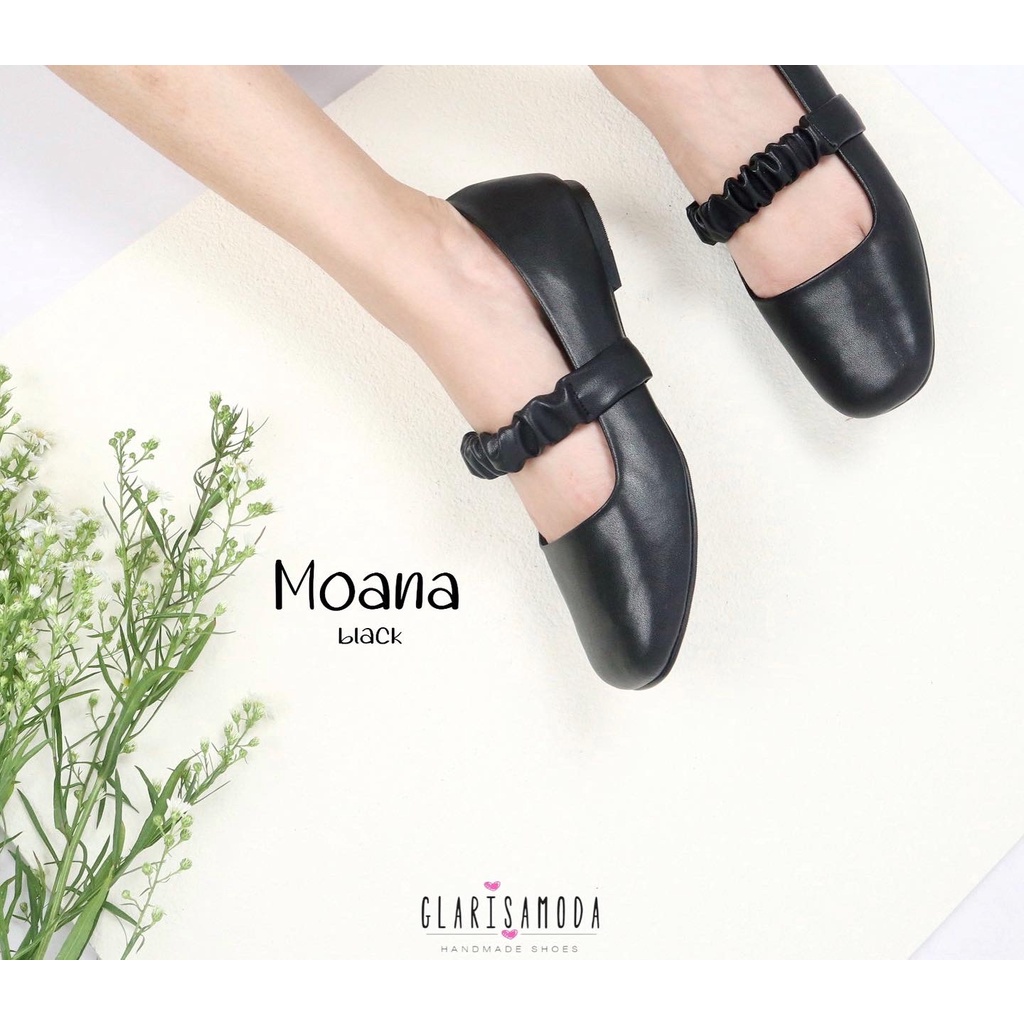 GLARISAMODA Moana Flatshoes Serut Nyaman Empuk Sepatu kerja wanita sepatu sekolah