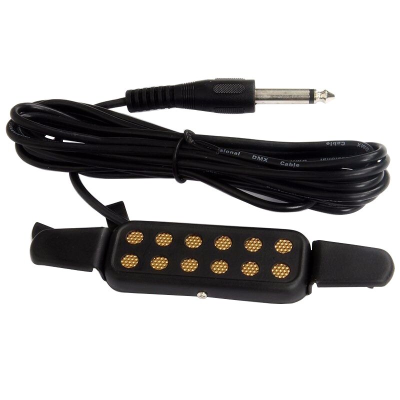 Alat Musik Pick Up Gitar Akustik Klasik Acoustic Guitar 12 Hole Pickup Microphone Gitar P-012