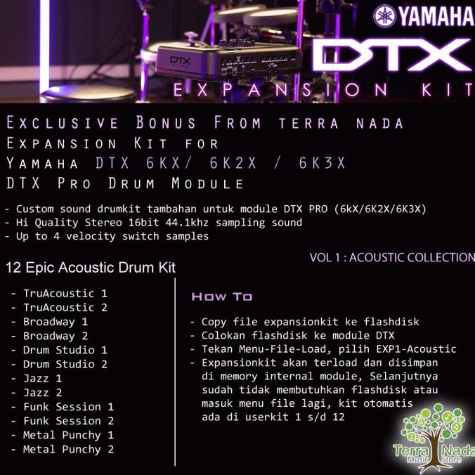 Drum Elektrik Yamaha Dtx6K3X + Pedal/ Dtx6K3-X/ Dtx 6K3X/ 6K3 / 6K3X