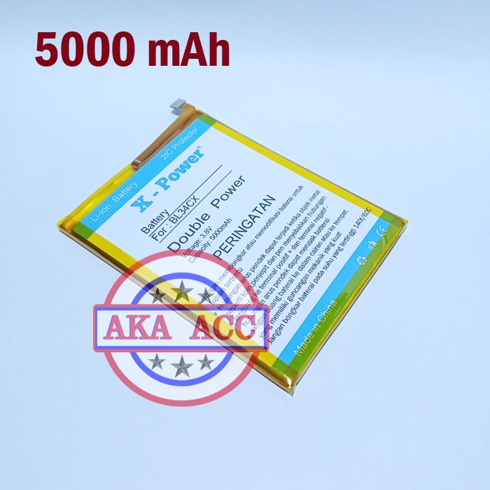 Baterai Infinix Smart 3 Plus X627 BL34CX Batu Batre Tanam Double Power