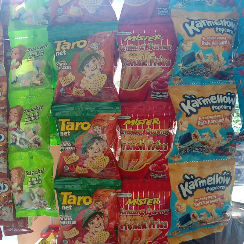 

ciki Snack murah meriah recommended untuk isian Snack Bucket dan Snack tower